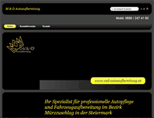 Tablet Screenshot of mdautoaufbereitung.at
